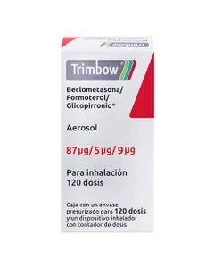 Trimbow 87µg/ 5µg/ 9µg, 120 dosis aerosol para inhalación